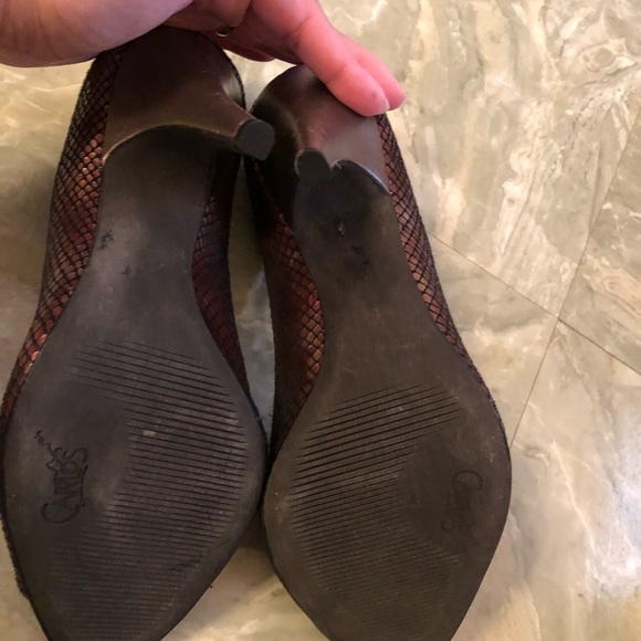 Carlos Santana faux snakeskin Heels - Picture 5 of 5